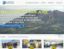 Tablet Screenshot of airportsworldwide.com